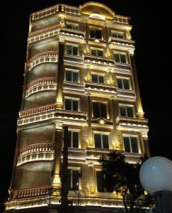 نورپردازی نمای ساختمان