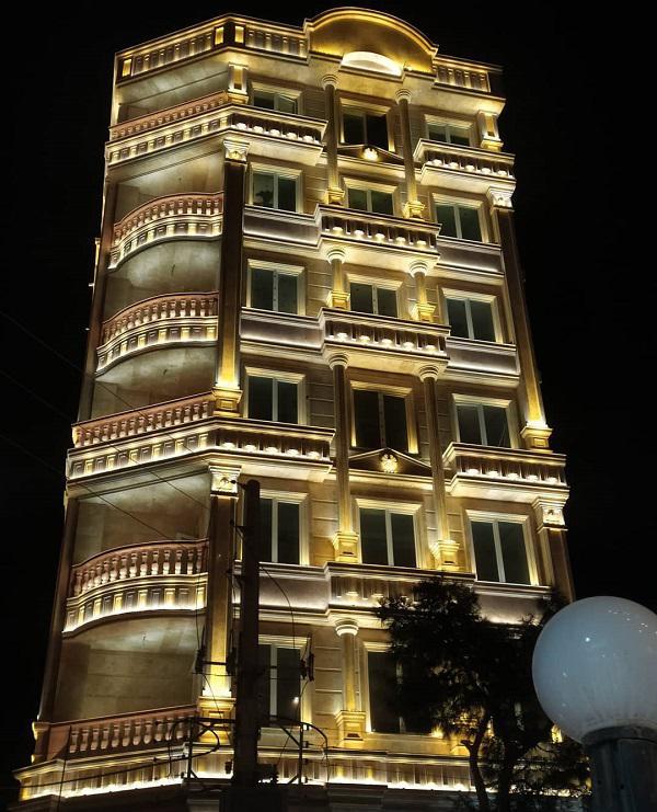 نورپردازی نمای ساختمان